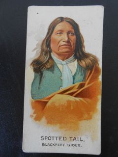 N2 1888 Allen Ginter American Indian Chiefs Spotted Tail