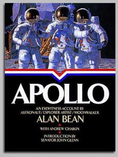 Alan Bean REACHING FOR THE STARS A/P Textured Canvas, Astronaut 