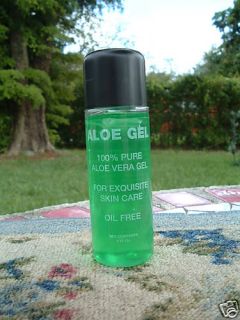 Aloe Vera Gel 100 Pure for Skin Care 4 oz Bottle