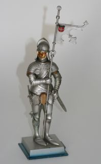 Knight Sculpture Viennse Rathausmann as Table Lighter