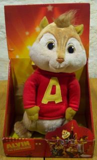 Alvin and The Chipmunks 11 Plush Stuffed Animal New