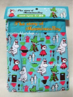   Moomin Valley Snufkin Little My Adult Apron Kitchen Cooking New