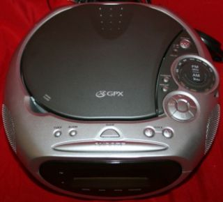 GPX Am FM Digital Alarm Clock Radio with CD Player