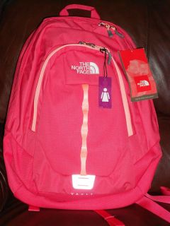 The North Face Womens Vault Backpack Teaberry Pink Ripstop New