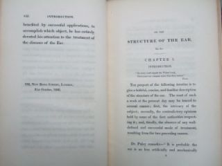 1836 Webster Deafness Ear Medicine Signed 1st Edition Illustrated 