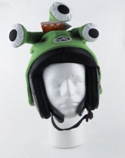 Mental Gear Funky Crazy Ski Helmet Cover Alien Green