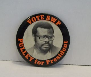Andrew Pulley Political Pin Pinback Button Vote SWP