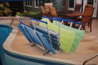 New Aluminum Outdoor Raft Float Lounge Pool Organizer