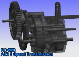 Alli AX2 2 Speed Transmission for Axial Wraith Ridgecrest AX10 SCX10 