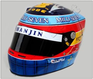 Fernando Alonso 2004 F1 Replica Helmet Full Scale 1 1