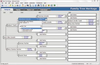 Family Tree Heritage Platinum 8 Individual Software, Search Records 