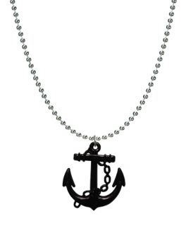 kittycat black black anchor ballchain necklace a popular tattoo symbol 