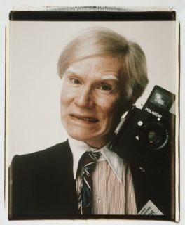 ANDY WARHOL   Self Portrait with Polaroid Camera PRINT