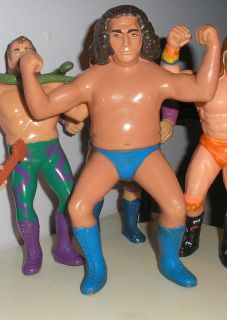 LJN WWF WWE ANDRE THE GIANT WITH LONG HAIR WRESTLING FIGURE 