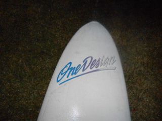 VINTAGE ONE DESIGN 12 Winsurfing Board, Mast, Boom, and 2  Sails