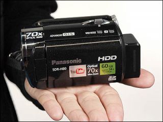 Panasonic SDR H80 60GB HDD 70x Camcorder Nightview Wide Lens 