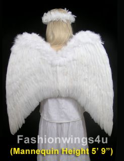 These beautiful angel wings and halos are perfect for photo props 