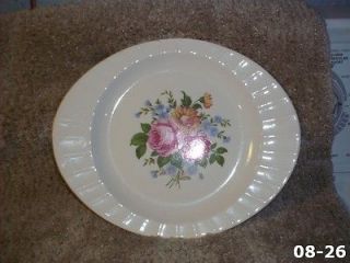 Vintage The Cronin China Co. Minerva Ohio Rose Floral Platter 11 X 9 