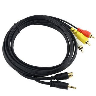 6ft s video to rca composite av cable for laptop