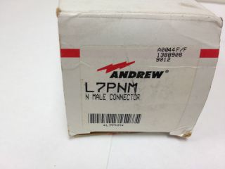 Andrew L7PNM N Male Connector 1 5 8 Coax Cable