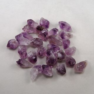 20 30 Piece Lot of Small Purple Amethyst Geode Points Natural Crystal 