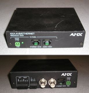 AMX NXA AVB Ethernet 10/100 Breakout Box Break Out Box   No Power 