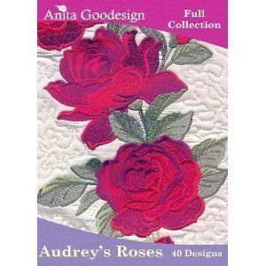 Anita Goodesign Embroidery Designs CD Audreys Roses