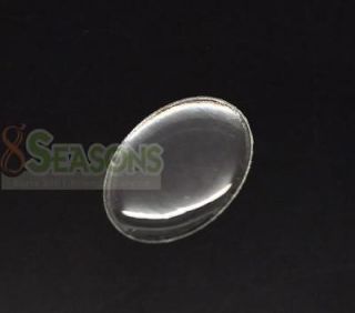 660 Clear Oval Epoxy Dome Resin Stickers 18x13mm(3/4x1​/2)