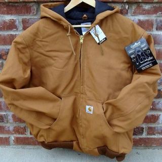 carhartt j140 active jacket flannel lined brown tall 3x