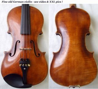 OLD GERMAN VIOLIN lab SCHWEITZER VIDEO VINTAGE ANTIQUE VIOLINE Violino