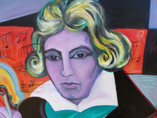 31   YOUNG BEETHOVEN_____ORIGINAL PAINTING BY ANNA 