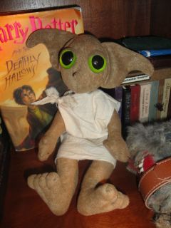 Wizarding Harry Potter DOBBY INSPIRED PLUSH 13 Hand Crafted House Elf 