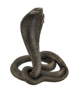 this amazing king cobra statue is wonderfully detailed and is sure to 
