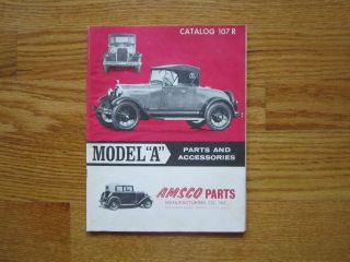 VINTAGE 1966 FORD MODEL A CAR PARTS ACCESSORIES AMSCO PARTS CATALOG 