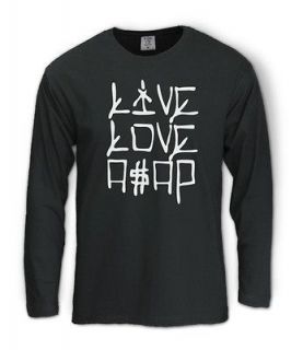 live love asap Long Sleeve T Shirt rocky a$ap music drake rap hip hop 