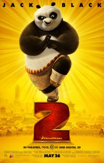 Kung Fu Panda 2 Movie Poster SS Original Final 27x40
