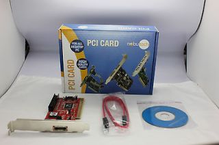 VIA 3 PORT SATA + 1 IDE PCI CONTROLLER RAID CARD ADAPTER NOBUTECH