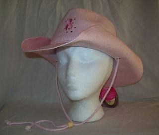 NEW BRIGHT PINK COWBOY WESTERN STYLE BREAST CANCER AWARENESS HAT