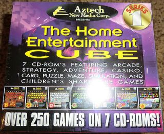 Computer Games Home Entertainment 7 CD Acard,Casino etc 250 Games 