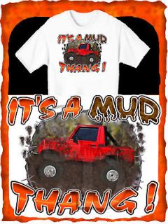   LIFTED 4X4 MUD THANG BOGGING PRINTED T SHIRT SIZE SMALL 4XL NEW