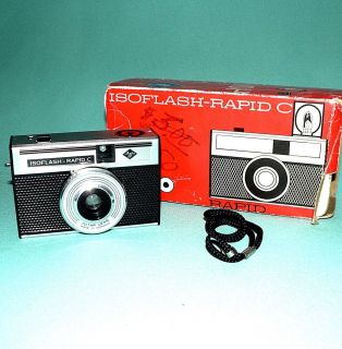 Vtg Agfa Iso Flash Rapi​d C 1965 Film Camera W/ Original Box