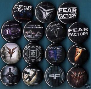 fear factory badges x15 mechanize transgression cdtv from australia 