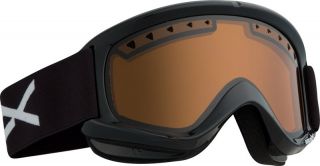 Anon Helix from Burton Snowboard Goggles Black Amber Lens NEW