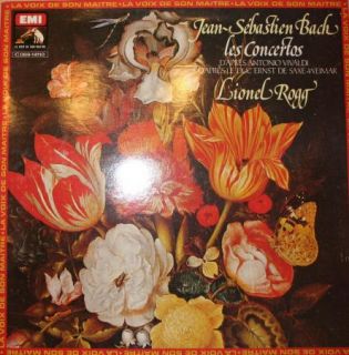 Bach Les Concertos DApres Antonio Vivaldi Lionel Rogg French EMI ASD 