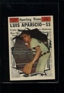 1961 Topps 574 Luis Aparicio All Star EXMT 36839
