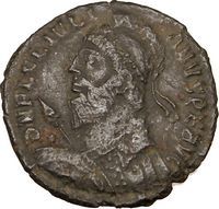 Julian II Apostate 361AD RARE Authentic Genuine Ancient Roman Coin 