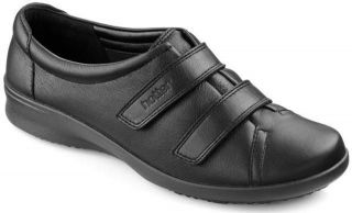 womens velcro hotter shoes soft leather wide fit ee more