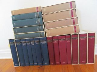 Library of America Lot Of 23 Books Set Stowe Lincoln Poe (A5
