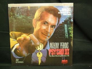 SEALED Psycho III Laserdisc Anthony Perkins 3 Horror