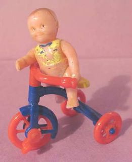 vintage renwal doll house plastic tricycle baby figure time left $ 22 